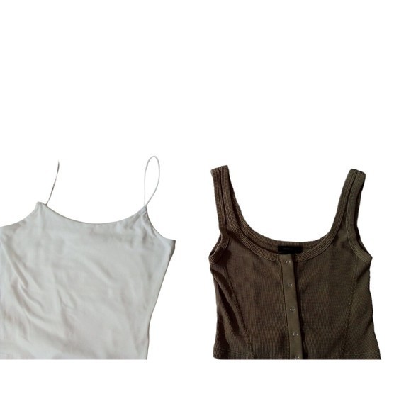Women's Crop Top\Tank Top Set Of Two Forever 21/Gage Size Small - Picture 3 of 16